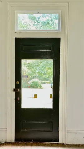 I love the transom over the front door.