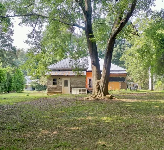 View of the rear of the house.