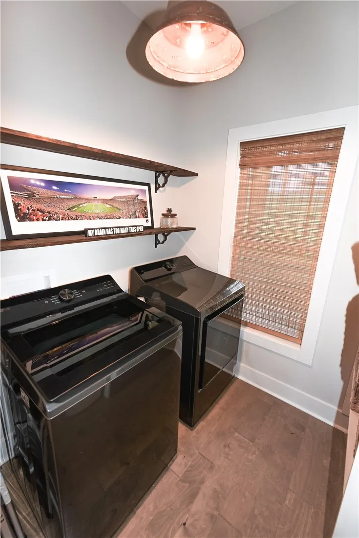 Ample laundry room