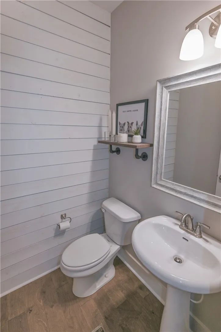 Convenient half bath