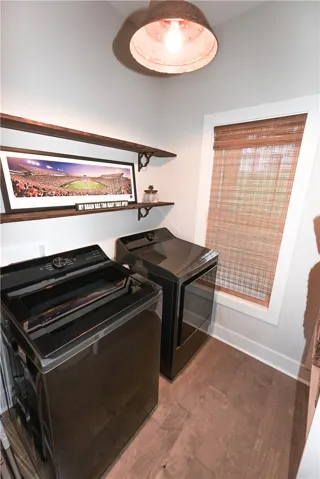 Ample laundry room