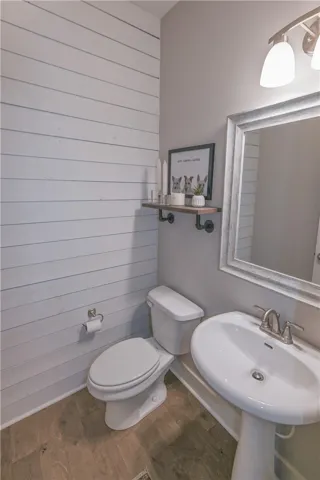 Convenient half bath