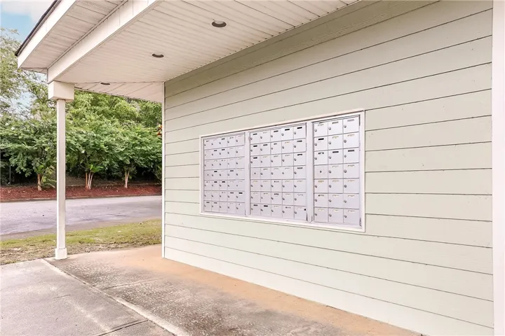 Convenient mail center.