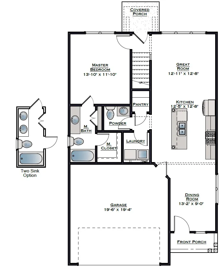 The Haley B with Bonus by Holland Homes LLC. All plans, pricing, and specifications are subject to change without notice.