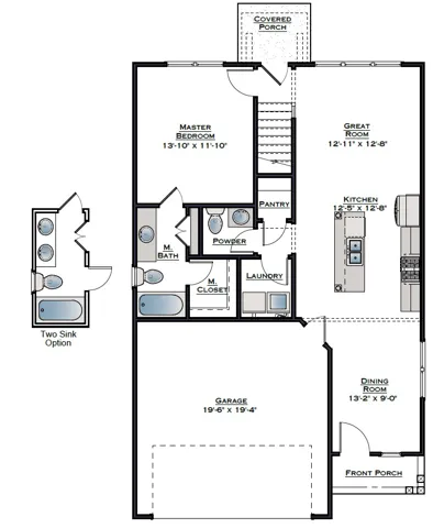 The Haley B with Bonus by Holland Homes LLC. All plans, pricing, and specifications are subject to change without notice.