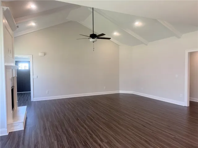 Tall ceiling living room area