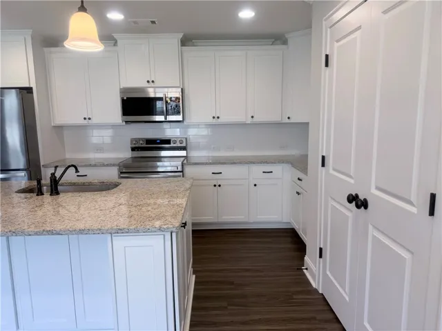 Pantry conveniently located in the kitchen area