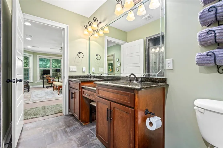 Basement bathroom