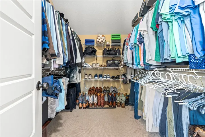 Primary Spacious  Closet