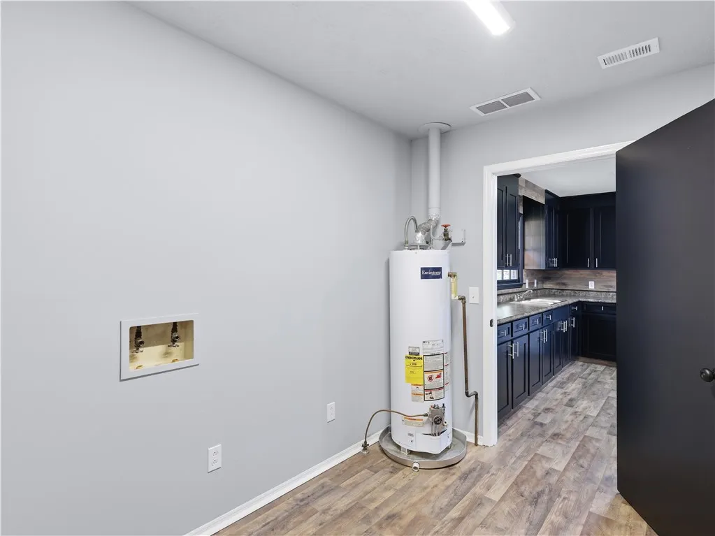 Mudroom off the carport.
