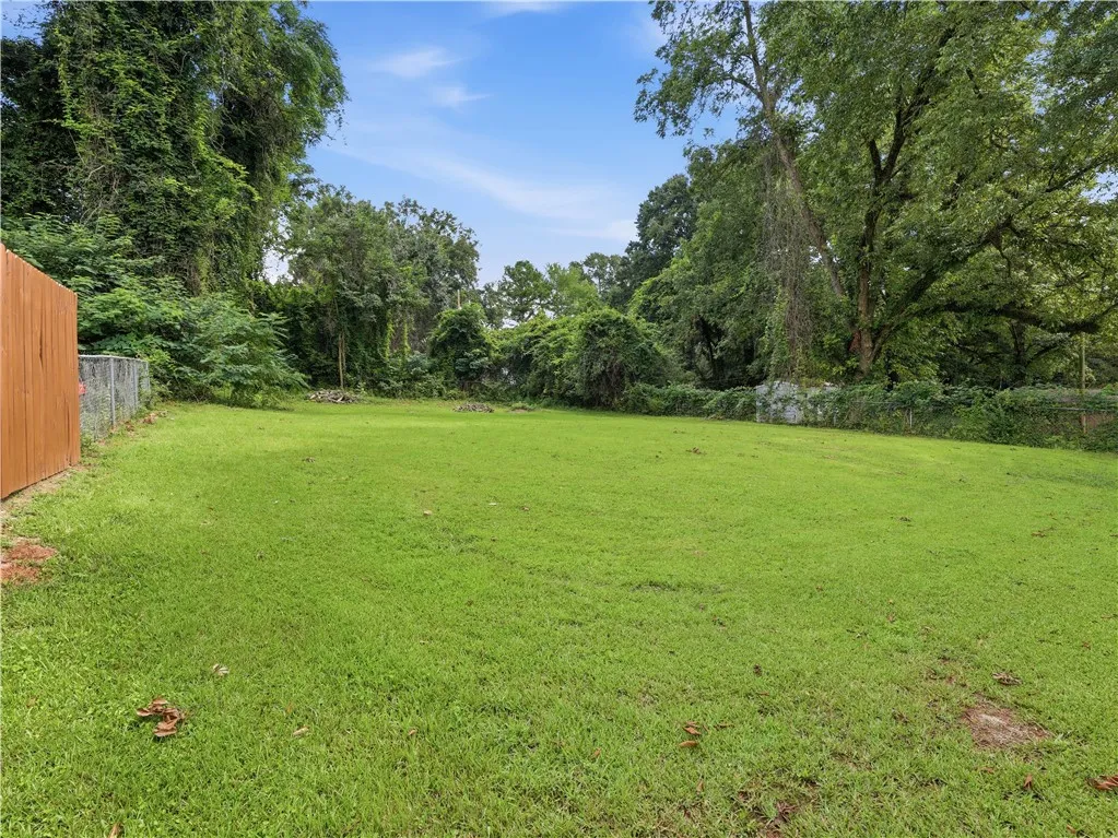Large backyard!