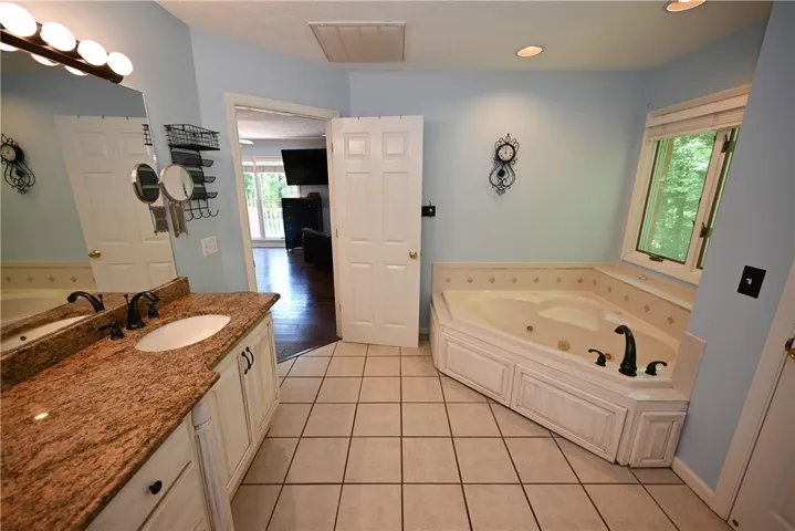 Primary bathroom.