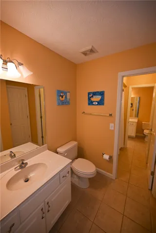 Upstairs Jack & Jill bath.