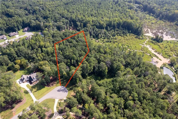 Red lines are estimated property lines, please view plat and photo from tax map for accurate property line details
