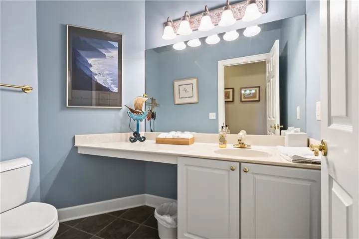 downstairs powder room

