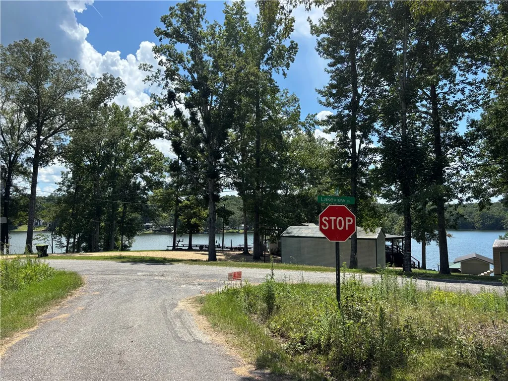 Turn from W Ridge Drive onto Lakeview Drive