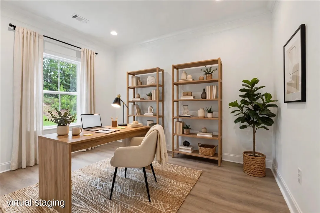 Virtual staging as an office