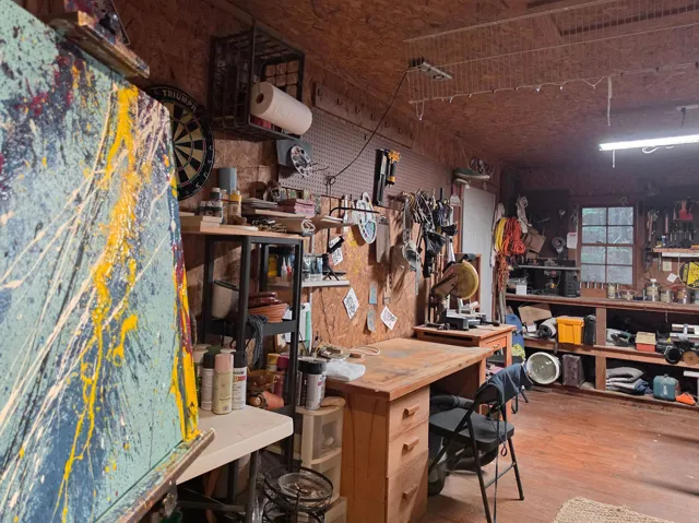 A hobbyist's retreat--and it's heated & cooled!