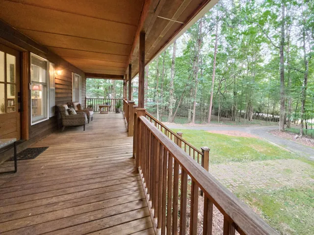 The front porch is rocking-chair-ready!