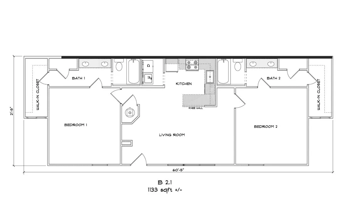 Floorplan 2x2 Super Plus