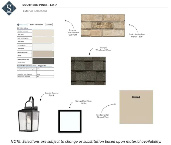 Exterior Selections
