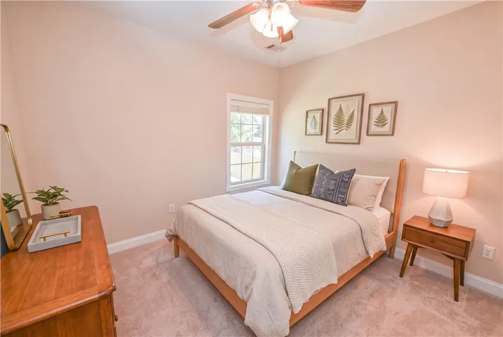 DIGITALLY STAGED Bedroom 3 
And a cozy 3rd bedroom!