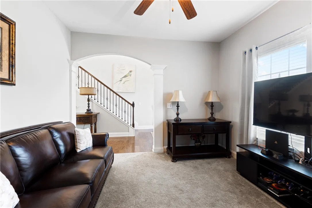 Make this space yours- playroom, office, game room, etc