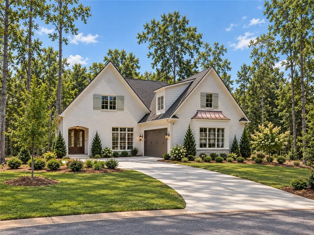 AI Generated example of completed home on Lot 25