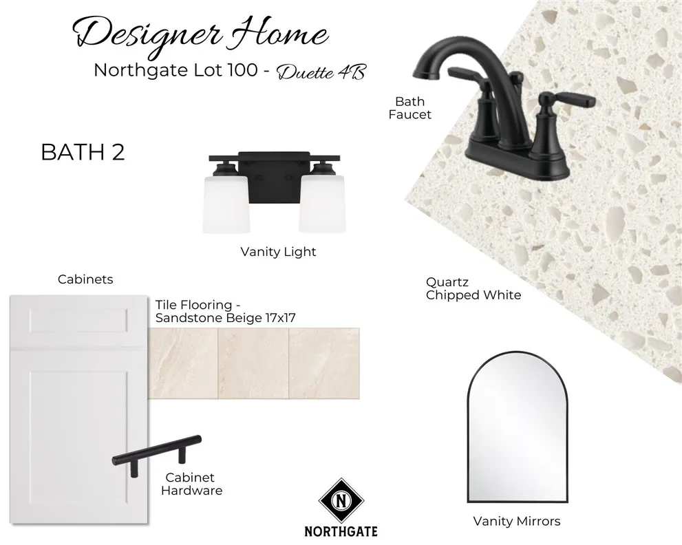 Design Selections - Northgate Lot 100 - Duette 3B