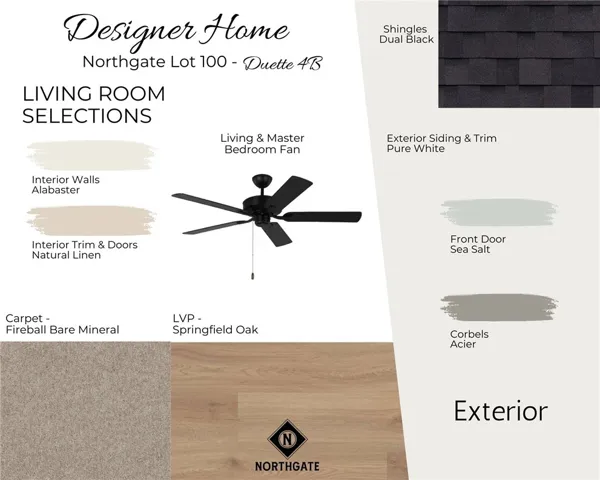 Design Selections - Northgate Lot 100 - Duette 3B
