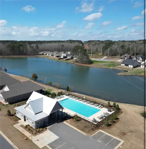 Gated community pool and fitness center