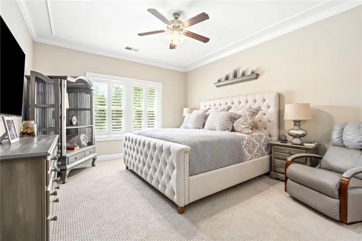 Primary bedroom located on the first level