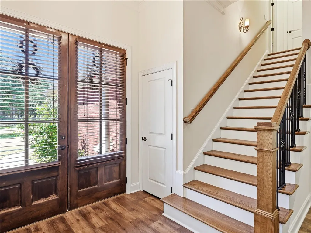 Gorgeous Double Mahogony Doors!