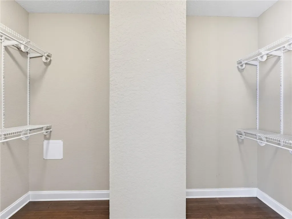 Huge Walk in closet in Primary bedroom