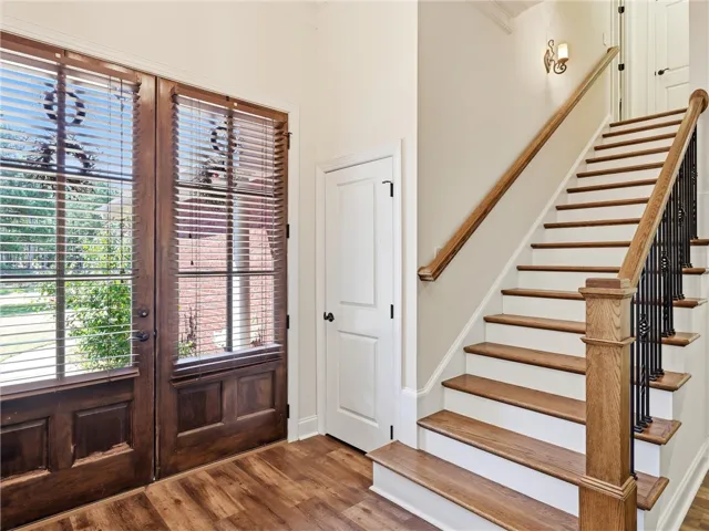 Gorgeous Double Mahogony Doors!