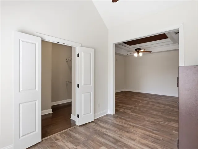 Sitting room off Primary bedroom leading to spacious walk in closet!