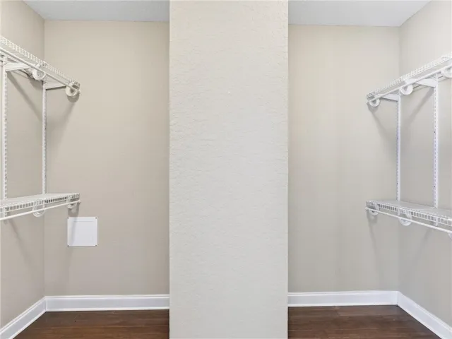 Huge Walk in closet in Primary bedroom
