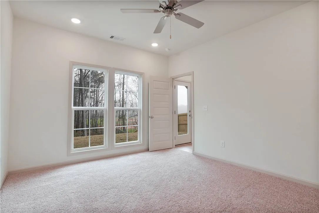 Example of the interior on a completed Haley floor plan.