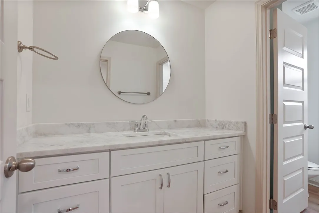 Example of the interior on a completed Haley floor plan.