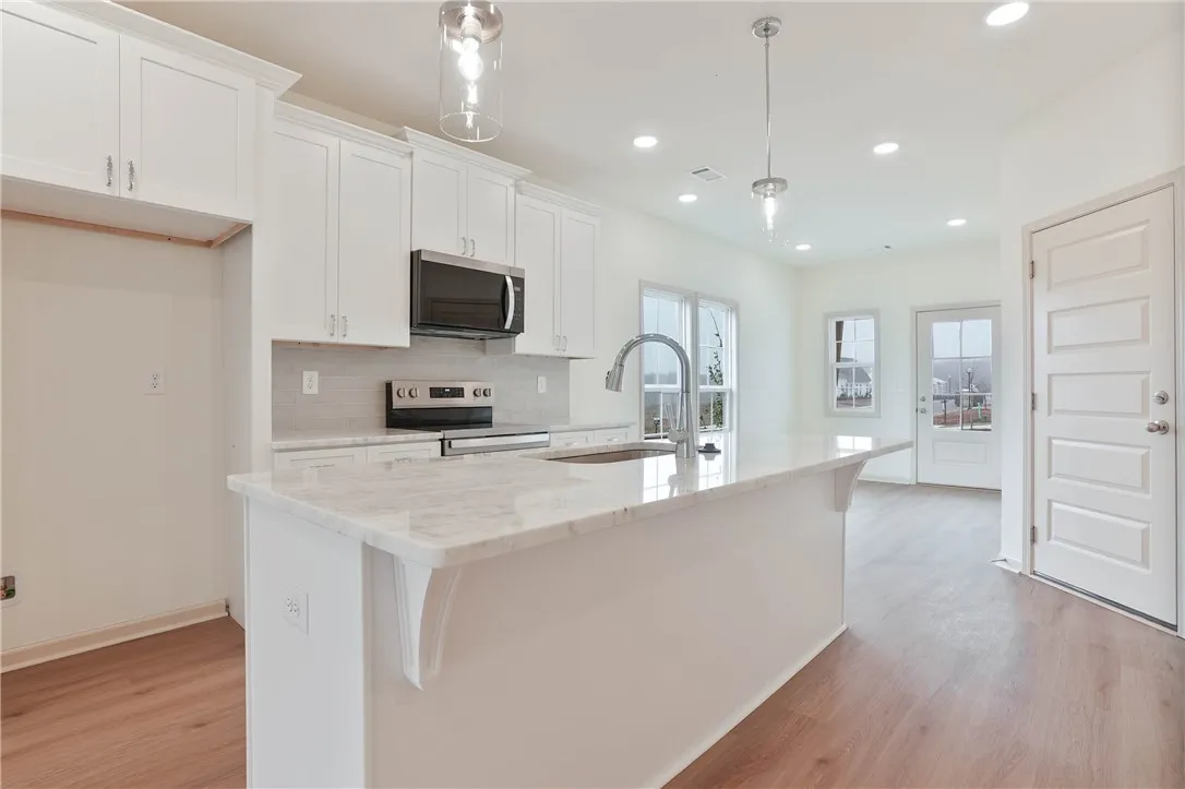 Example of the interior on a completed Haley floor plan.