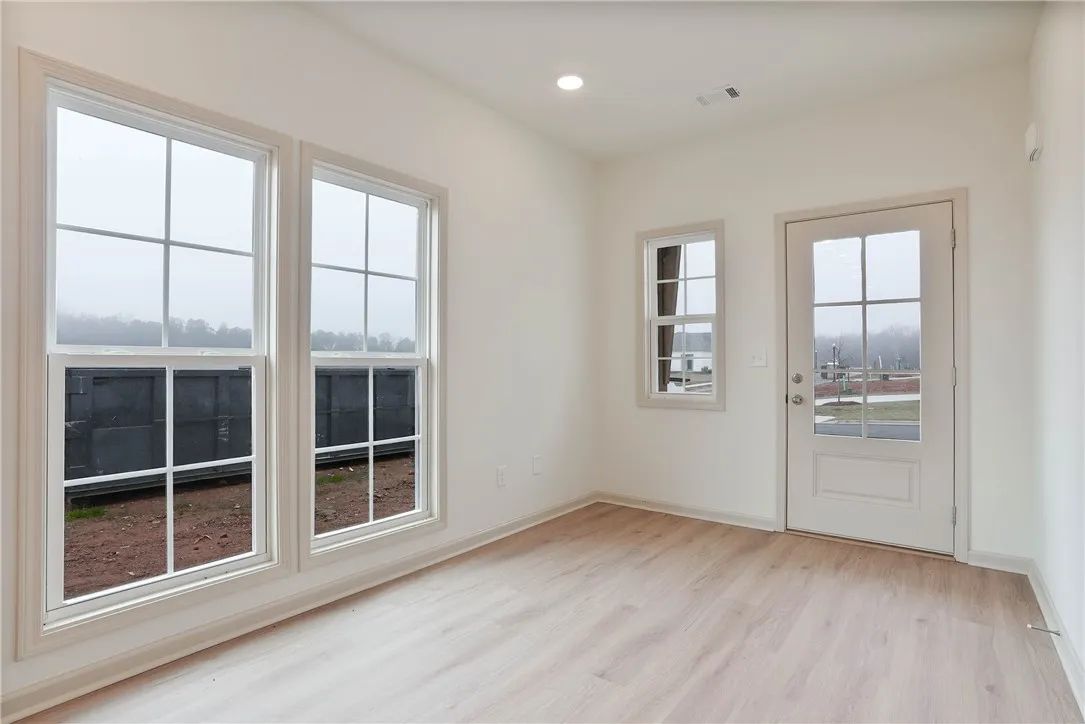 Example of the interior on a completed Haley floor plan.
