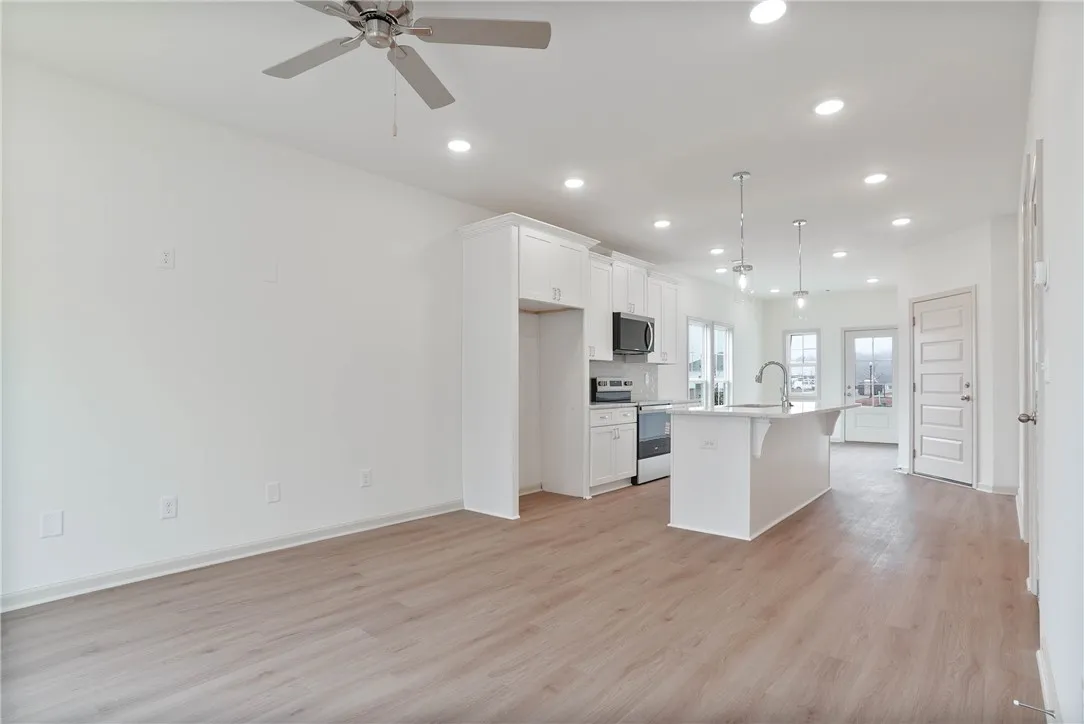 Example of the interior on a completed Haley floor plan.