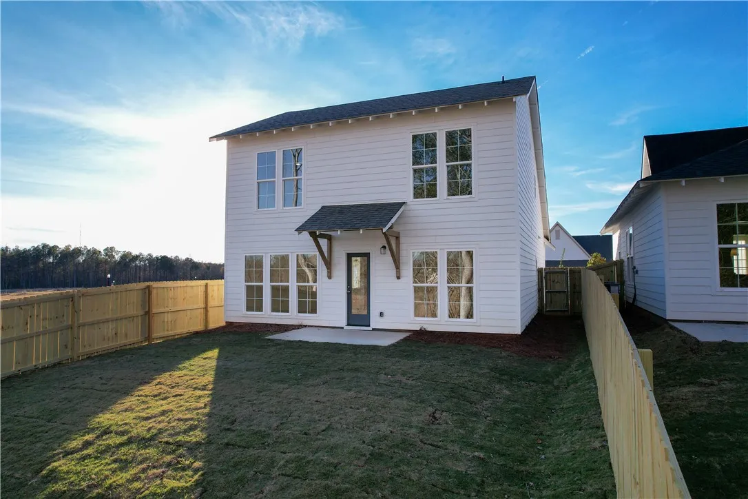 Example of a completed Haley Floor plan.
