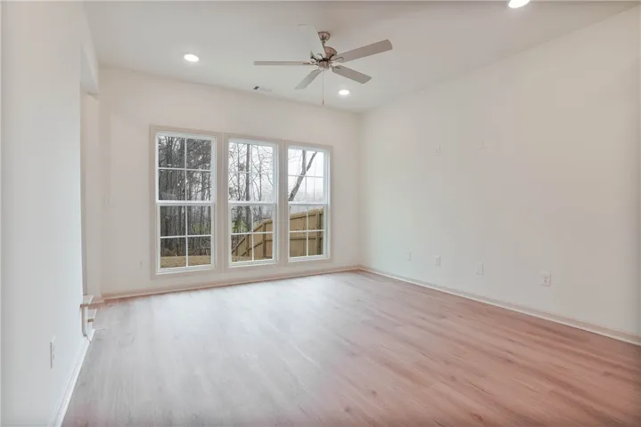 Example of the interior on a completed Haley floor plan.