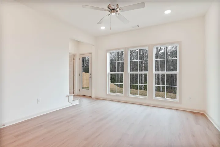 Example of the interior on a completed Haley floor plan.