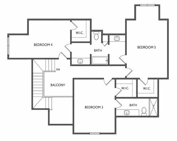 upper floor plan