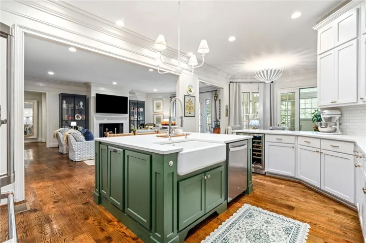Open kitchen layout perfect for hosting and entertaining.