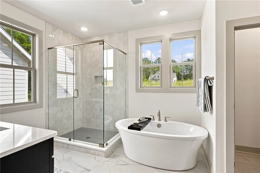 Example of a completed Hayes Floorplan