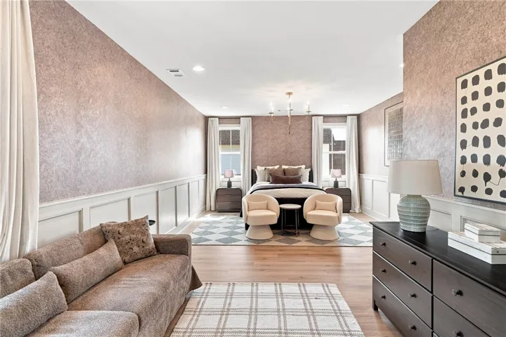 Example of a completed Hayes Floorplan