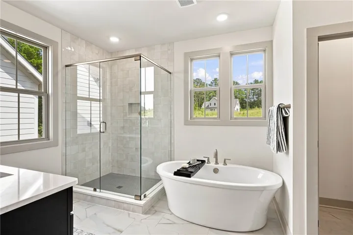 Example of a completed Hayes Floorplan